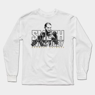 Smesh Everybody - Khamzat Chimaev (Variant) Long Sleeve T-Shirt